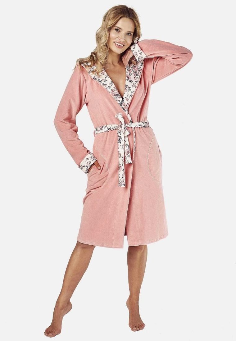 Szlafrok damski z kapturem, mix, Taro