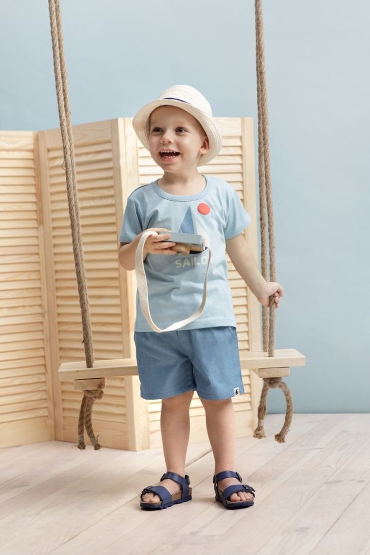 Szorty chłopięce, denim, Sailor, Pinokio