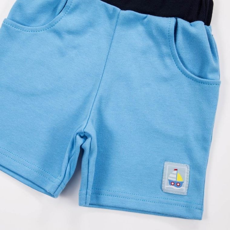 Szorty chłopięce, niebieskie, Eevi