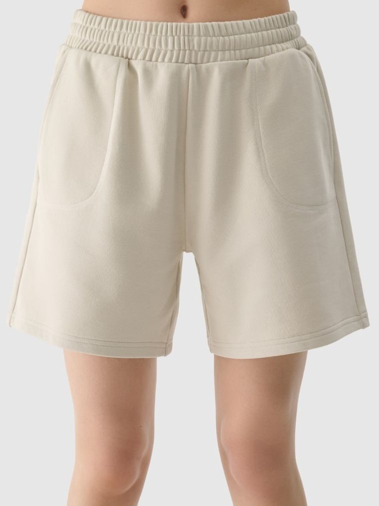 Szorty damskie, beżowe, 4F