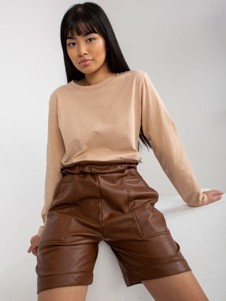 Szorty damskie, brązowe, Vikki