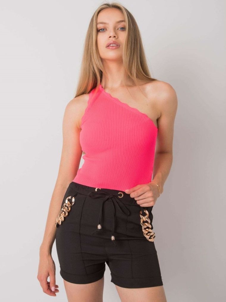 Szorty damskie, czarne, Italy Moda