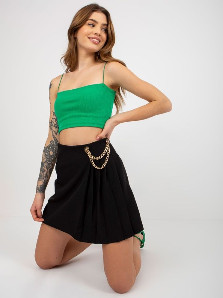 Szorty damskie, czarne, My Red Lips