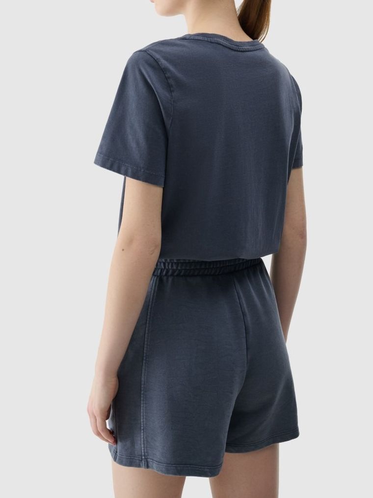 Szorty damskie, granatowe, 4F