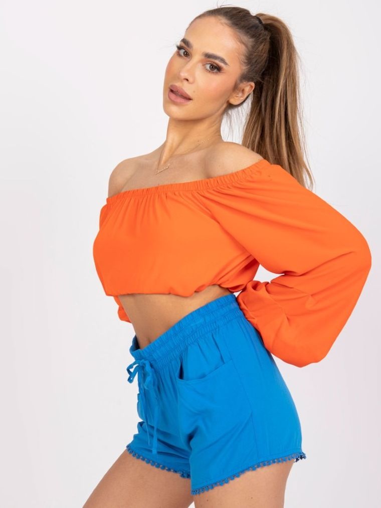 Szorty damskie, niebieskie, Fresh Made