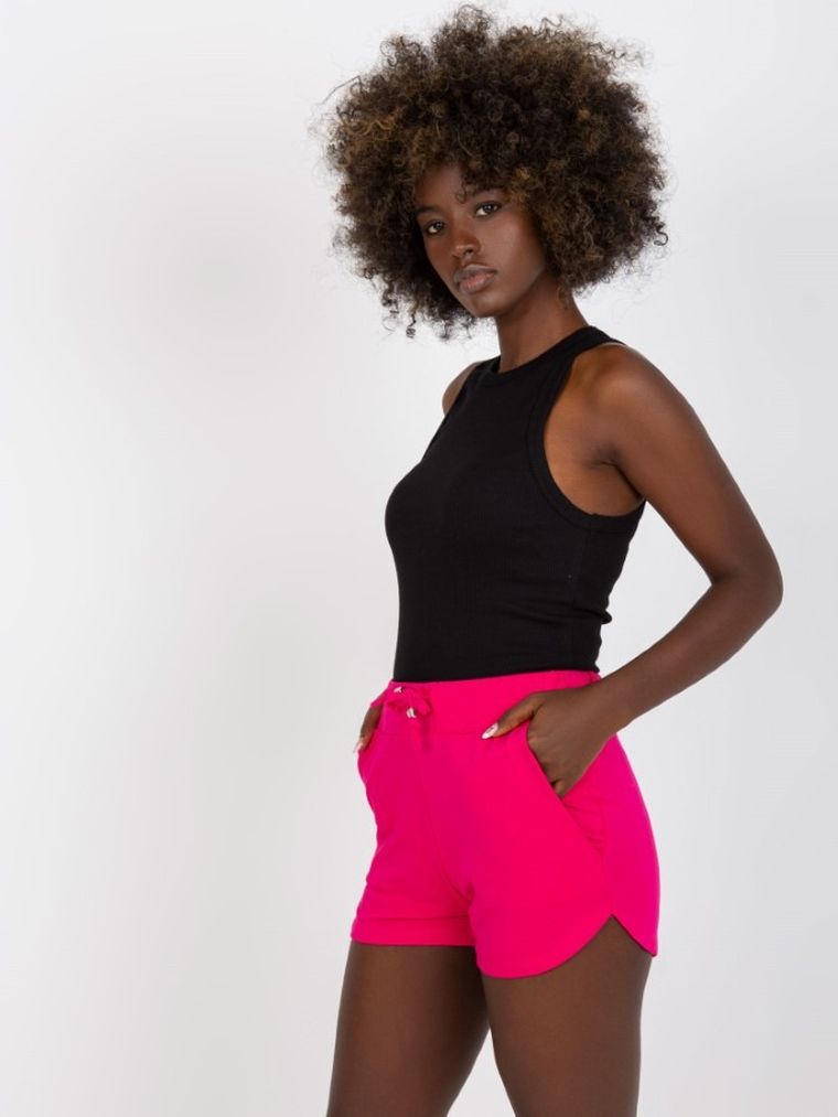 Szorty damskie, różowe, Basic Feel Good