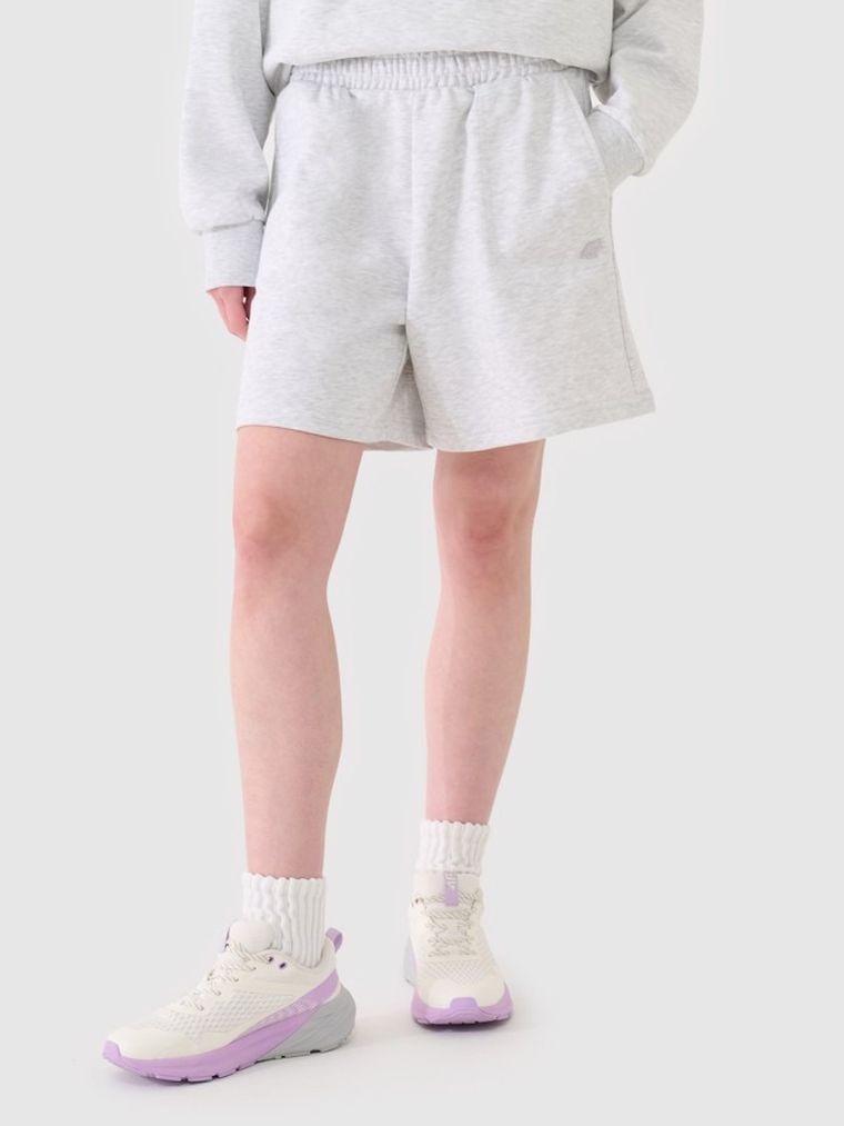Szorty damskie, szare, 4F
