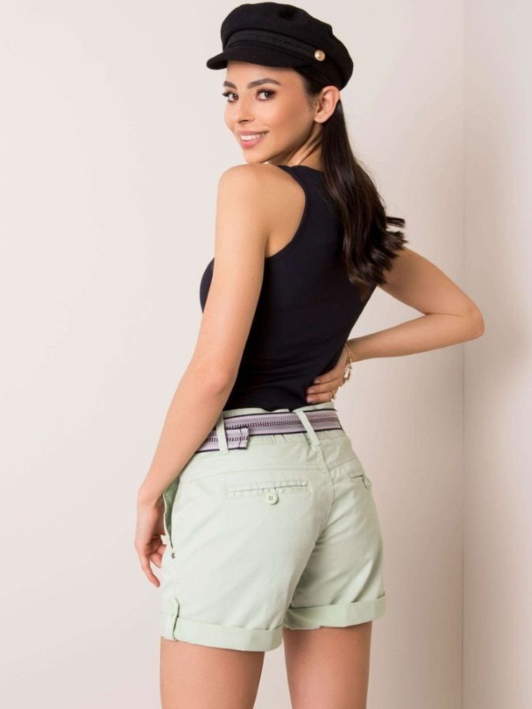 Szorty damskie, zielone, Sublevel