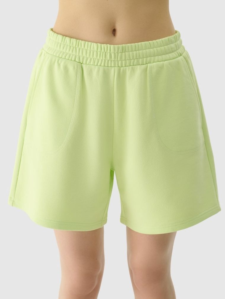 Szorty damskie, żółte, 4F
