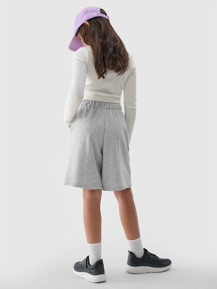 Szorty dziecięce, szare, 4F