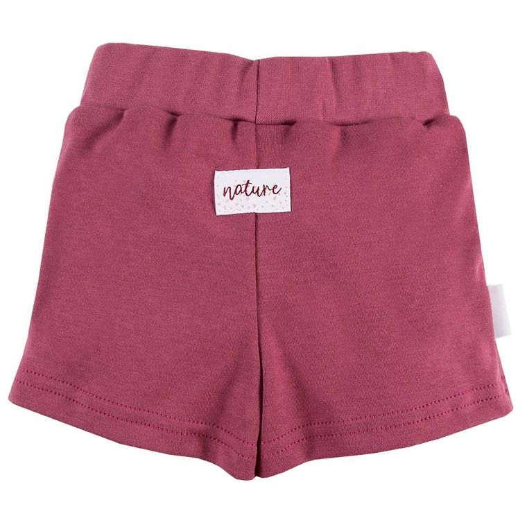 Szorty dziewczęce, bordowe, Nature, Eevi