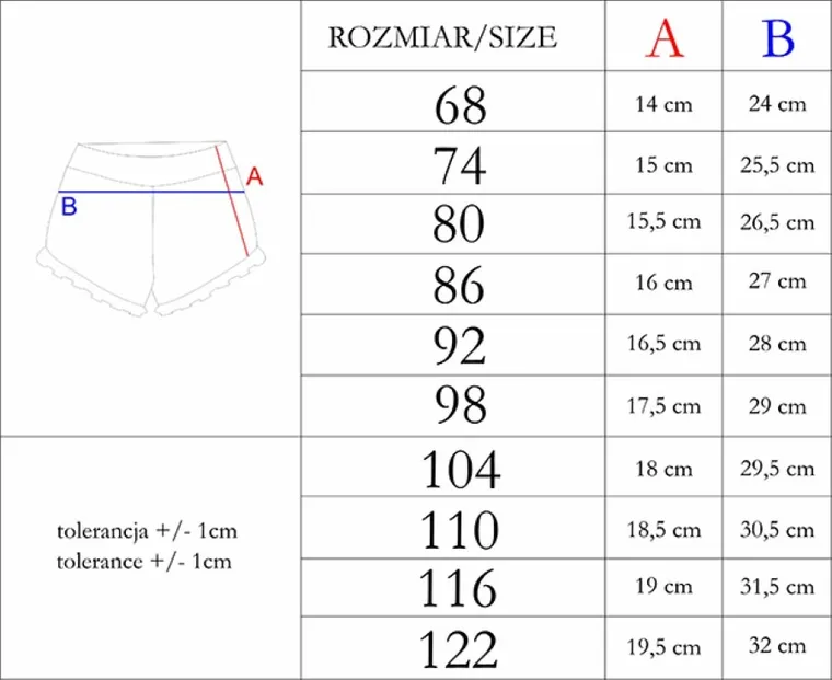 Szorty dziewczęce, ecru, Nicol