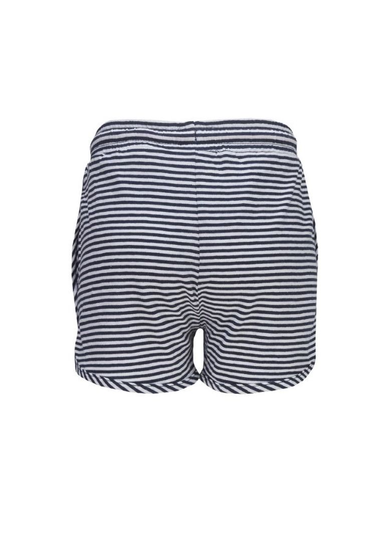 Szorty dziewczęce, granatowo-białe, paski, Tom Tailor