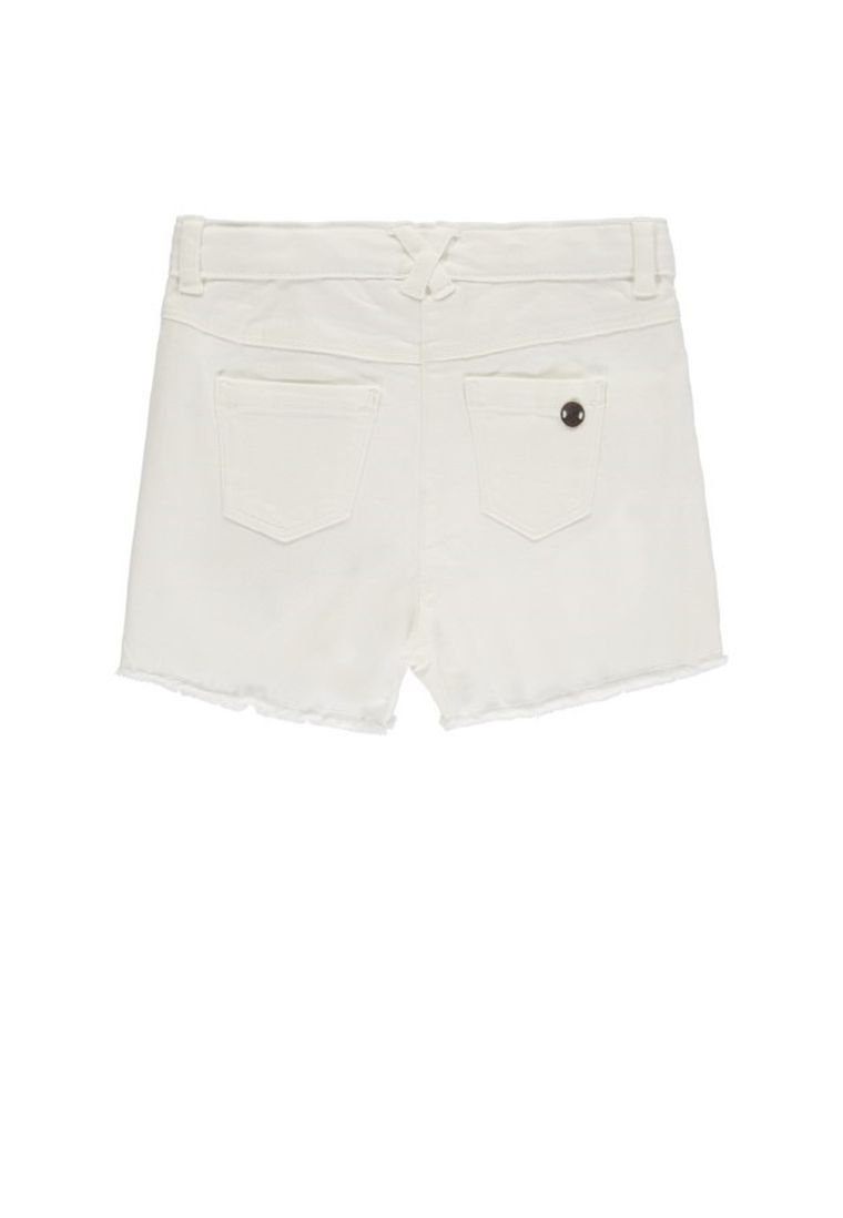 Szorty jeansowe dziewczęce, białe, Tom Tailor
