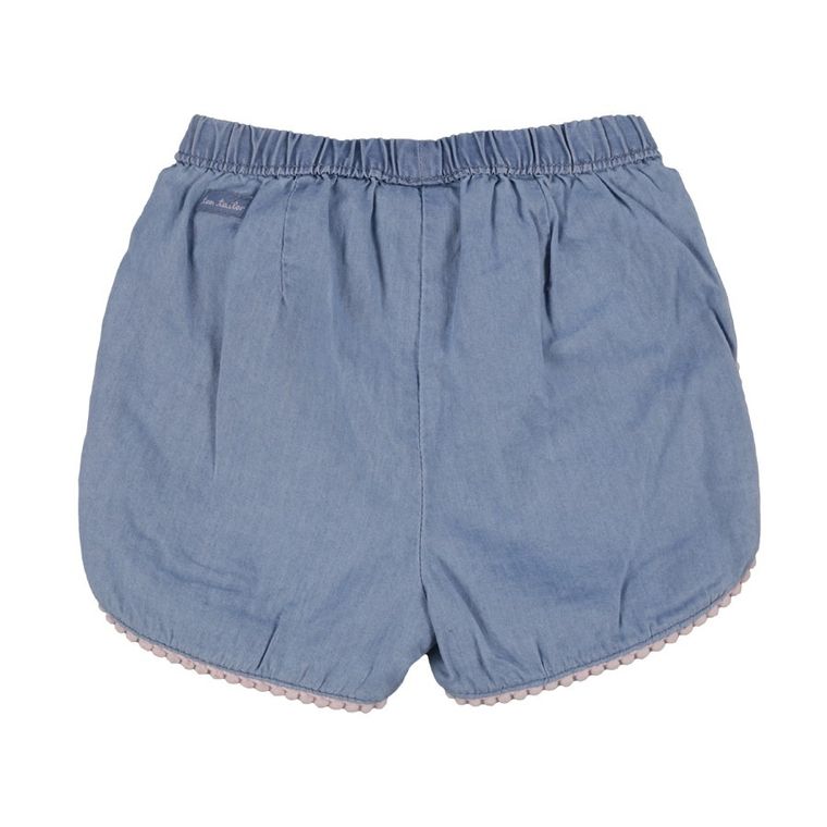 Szorty jeansowe dziewczęce, jasny denim, Tom Tailor