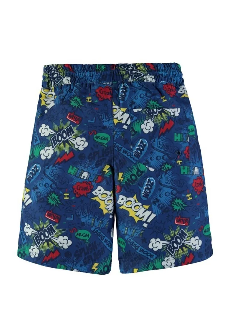 Szorty kąpielowe chłopięce, granatowe, Kanz