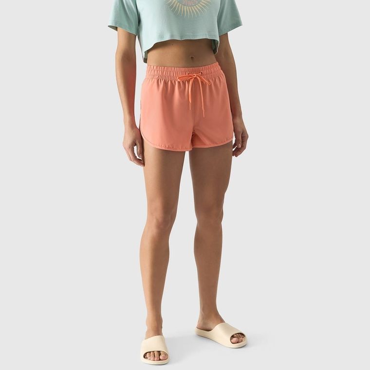 Szorty kąpielowe damskie, pomarańczowe, 4F