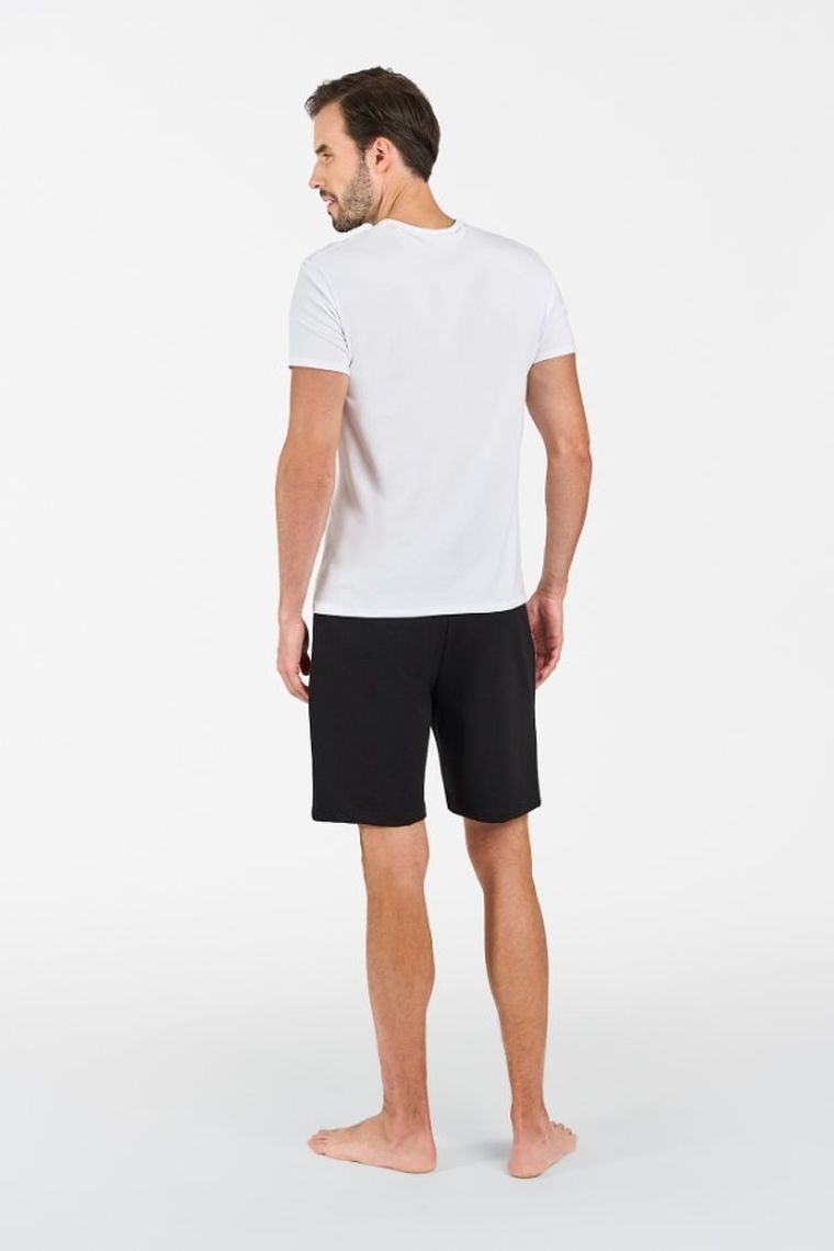 Szorty męskie, czarne, Lider, Italian Fashion