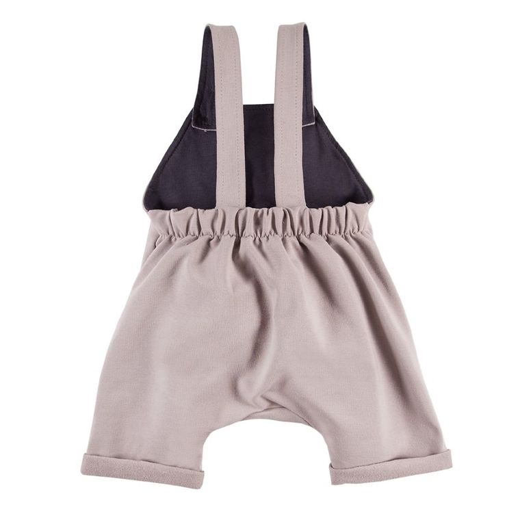 Szorty ogrodniczki chłopięce, szare, Eevi