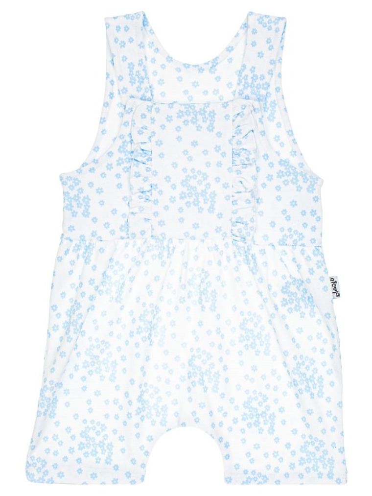 Szorty ogrodniczki dziewczęce, białe, Nicol