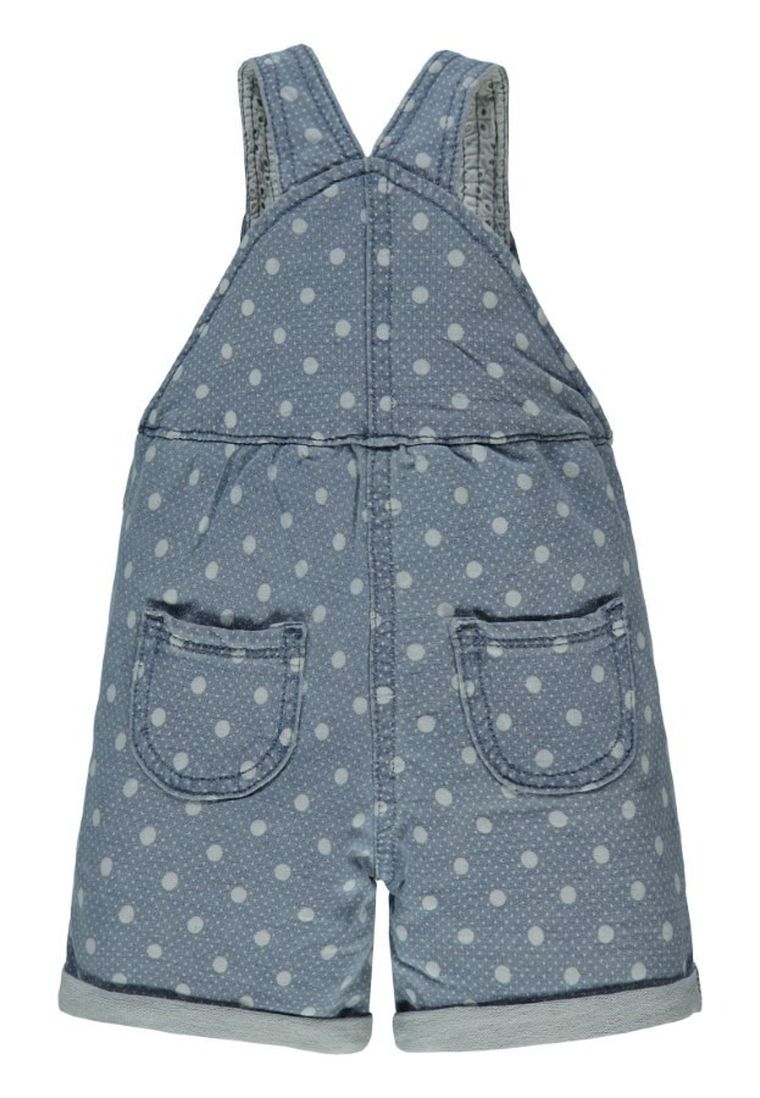 Szorty ogrodniczki jeansowe dziewczęce, denim, Kanz