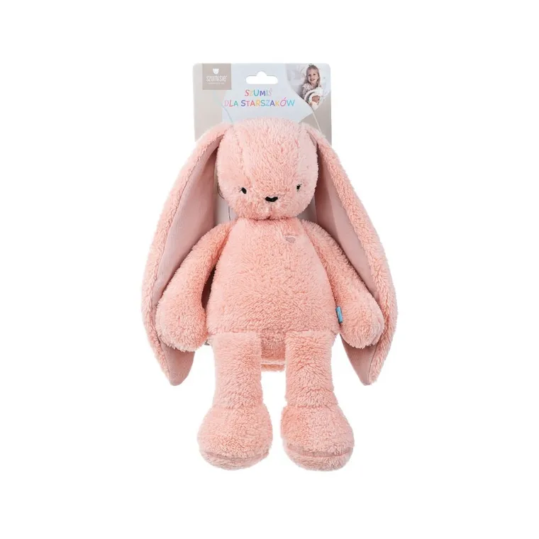 Szumisie, Królik dla starszaków, maskotka z mechanizmem szumiącym 5w1, różowy, 38 cm