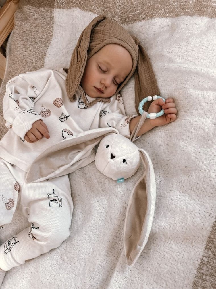 Szumisie, Mini-mini, Królik, zawieszka z mechanizmem szumiącym, beżowa