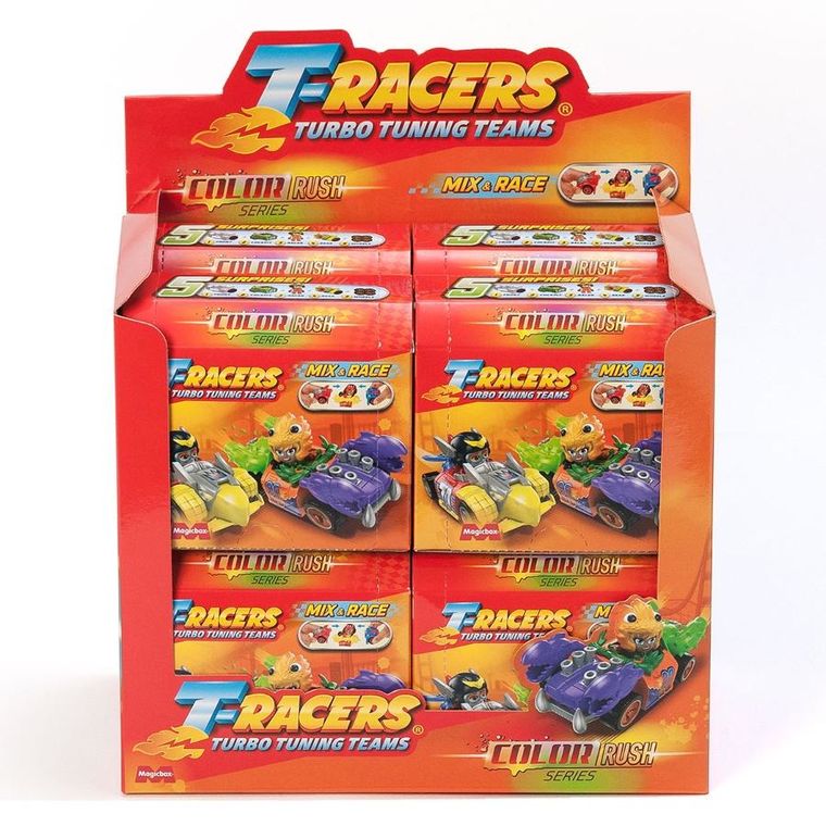 T-Racers, Color Rush, Car Racer, pojazd z figurką