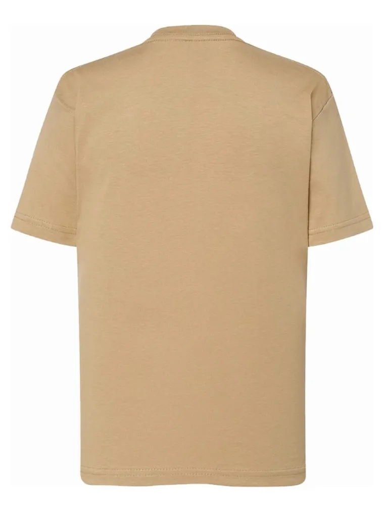 T-shirt chłopięcy, beżowy, Tup Tup