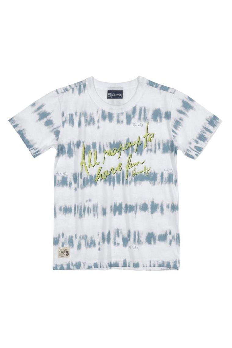 T-shirt chłopięcy, biały, All reasons to have fun, Quimby