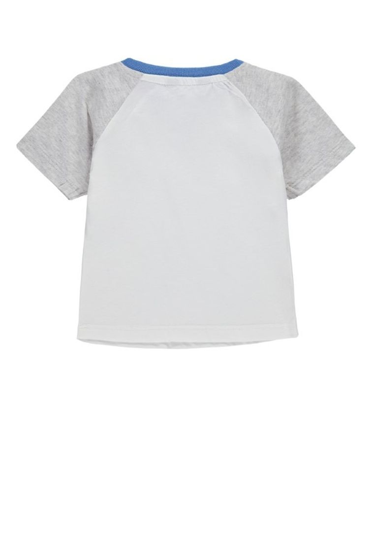 T-shirt chłopięcy, biały, Kanz