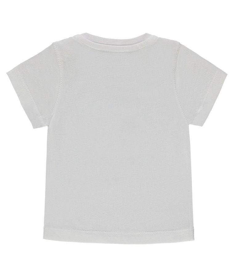 T-shirt chłopięcy, biały, Kanz