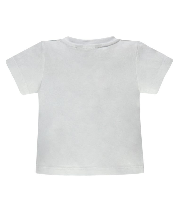 T-shirt chłopięcy, biały, Kanz