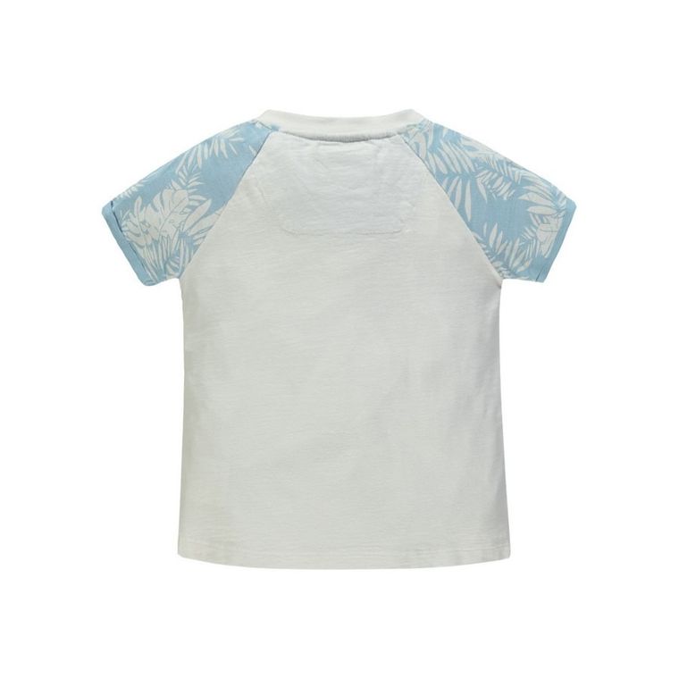 T-shirt chłopięcy, biały, Kanz