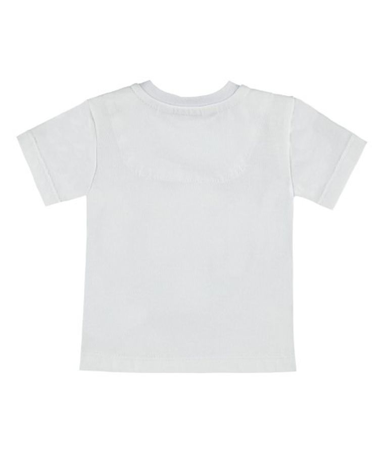 T-shirt chłopięcy, biały, Kanz