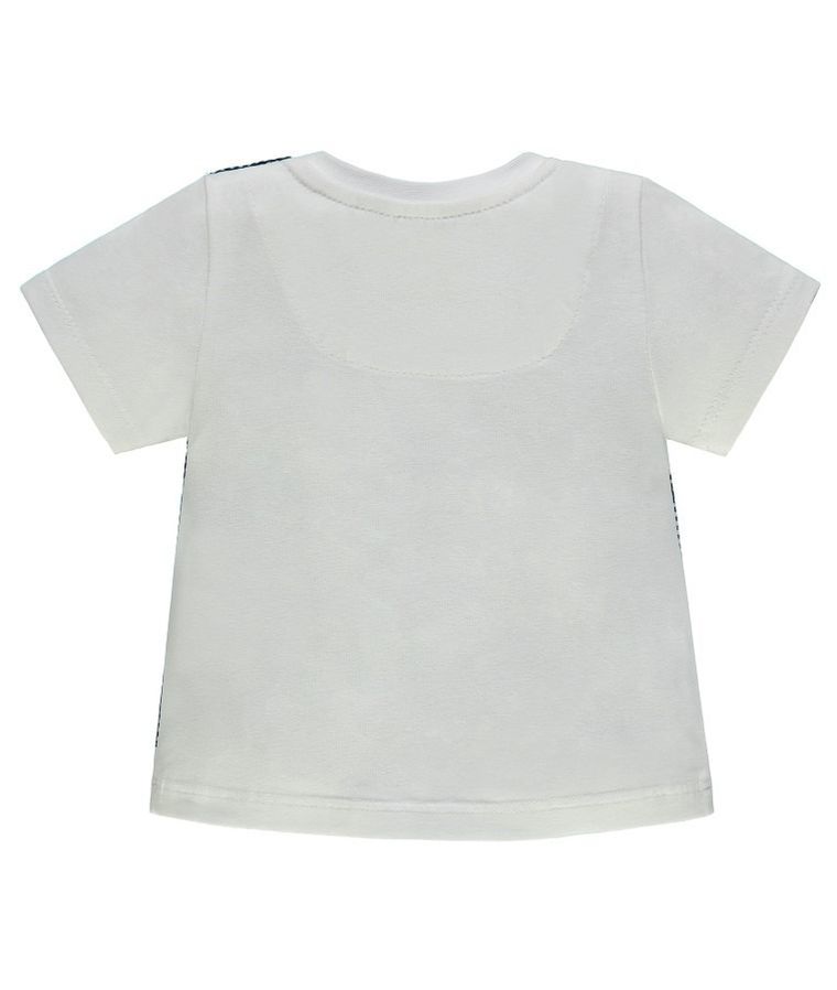 T-shirt chłopięcy, biały, Kanz