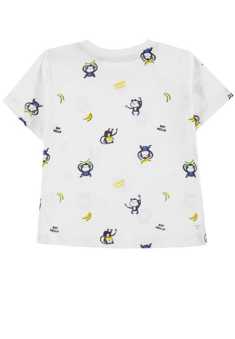 T-shirt chłopięcy, biały, Tom Tailor