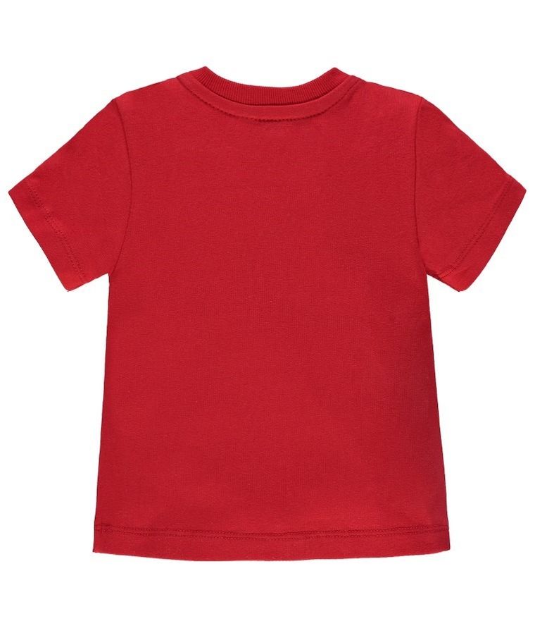 T-shirt chłopięcy, czerwony, Kanz