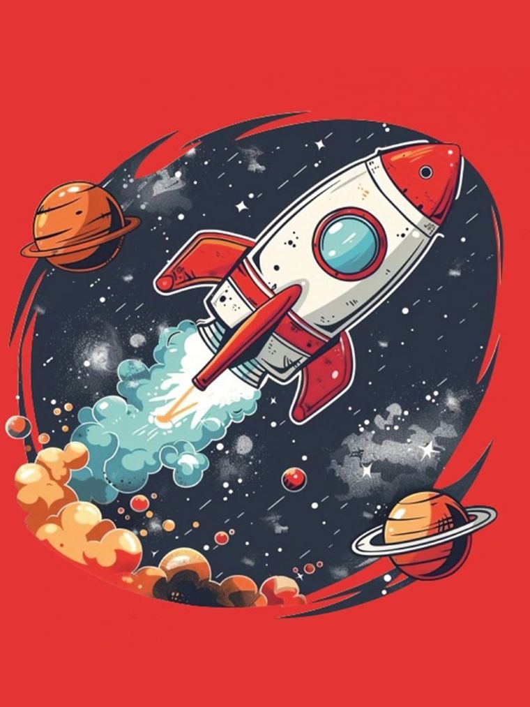 T-shirt chłopięcy, czerwony, Tup Tup