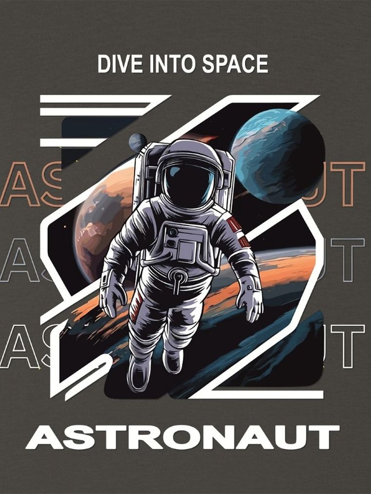 T-shirt chłopięcy, grafitowy, Tup Tup