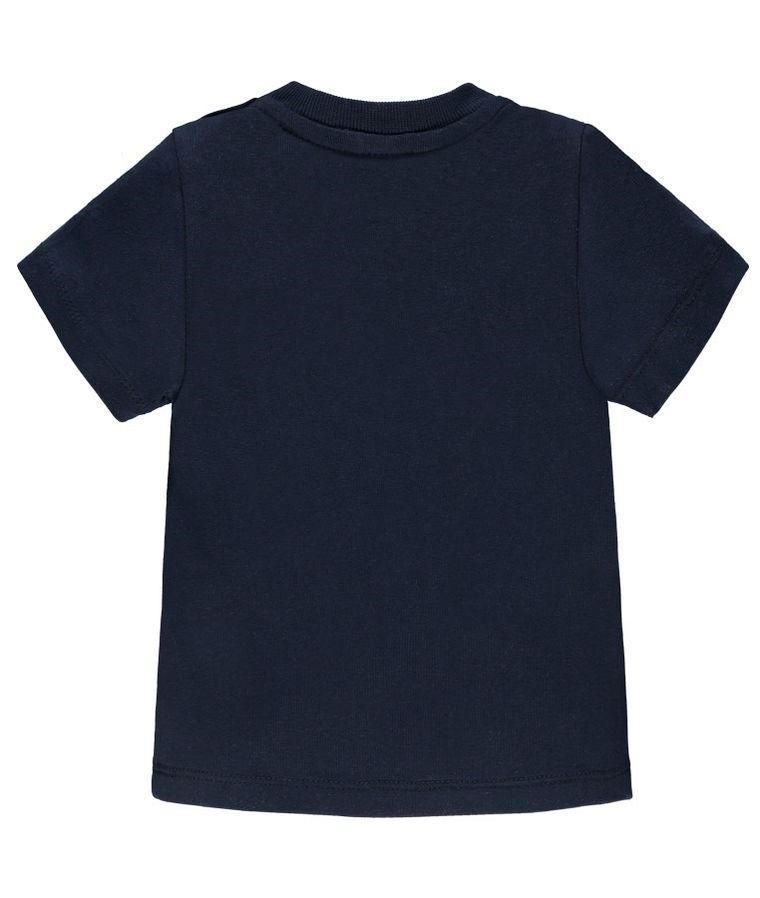 T-shirt chłopięcy, granatowy, Kanz