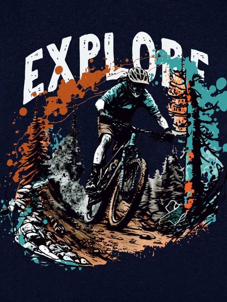 T-shirt chłopięcy, granatowy, Tup Tup