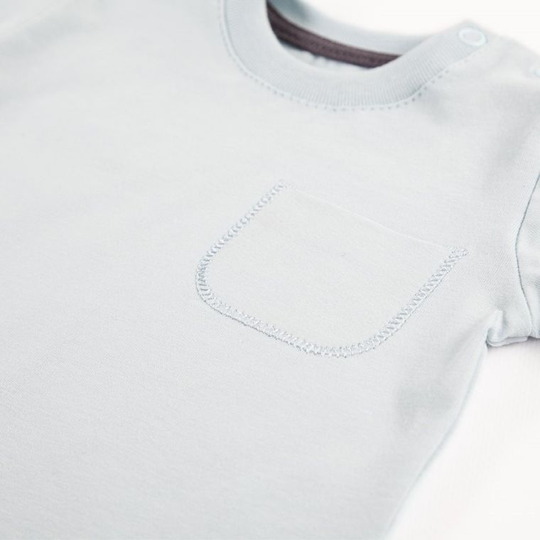 T-shirt chłopięcy, jasnoniebieski, Eevi