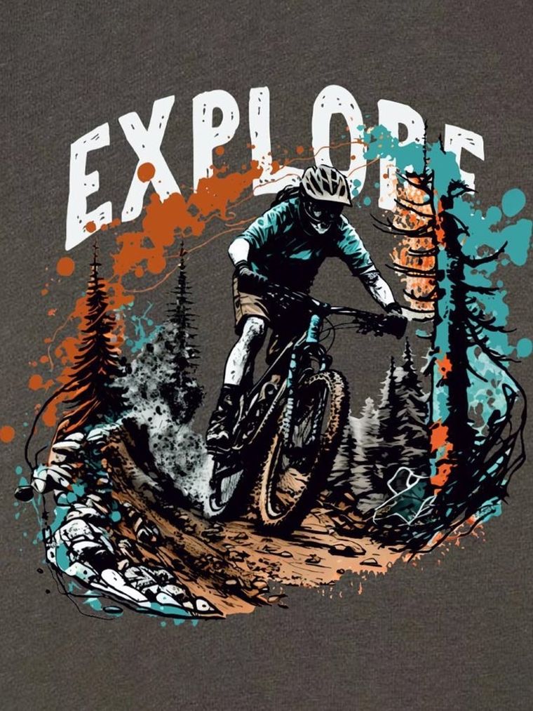 T-shirt chłopięcy, khaki, Tup Tup