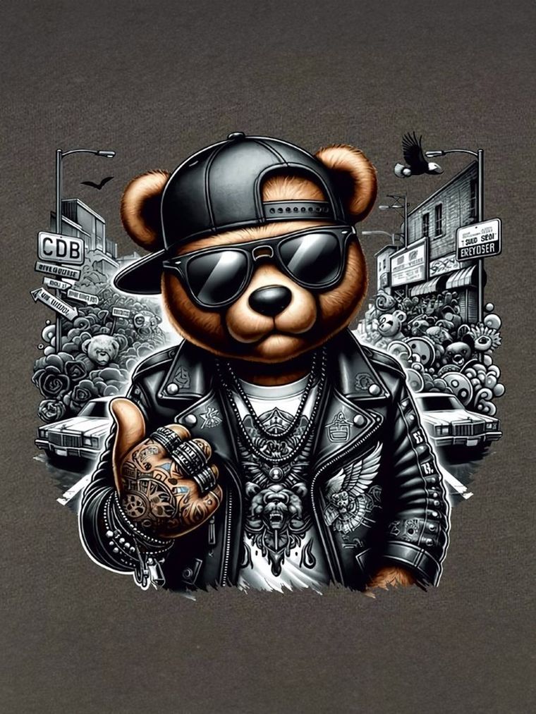 T-shirt chłopięcy, khaki, Tup Tup