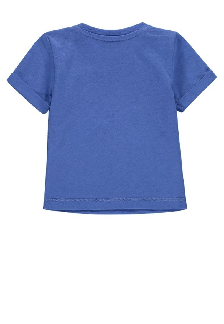 T-shirt chłopięcy, niebieski, Kanz