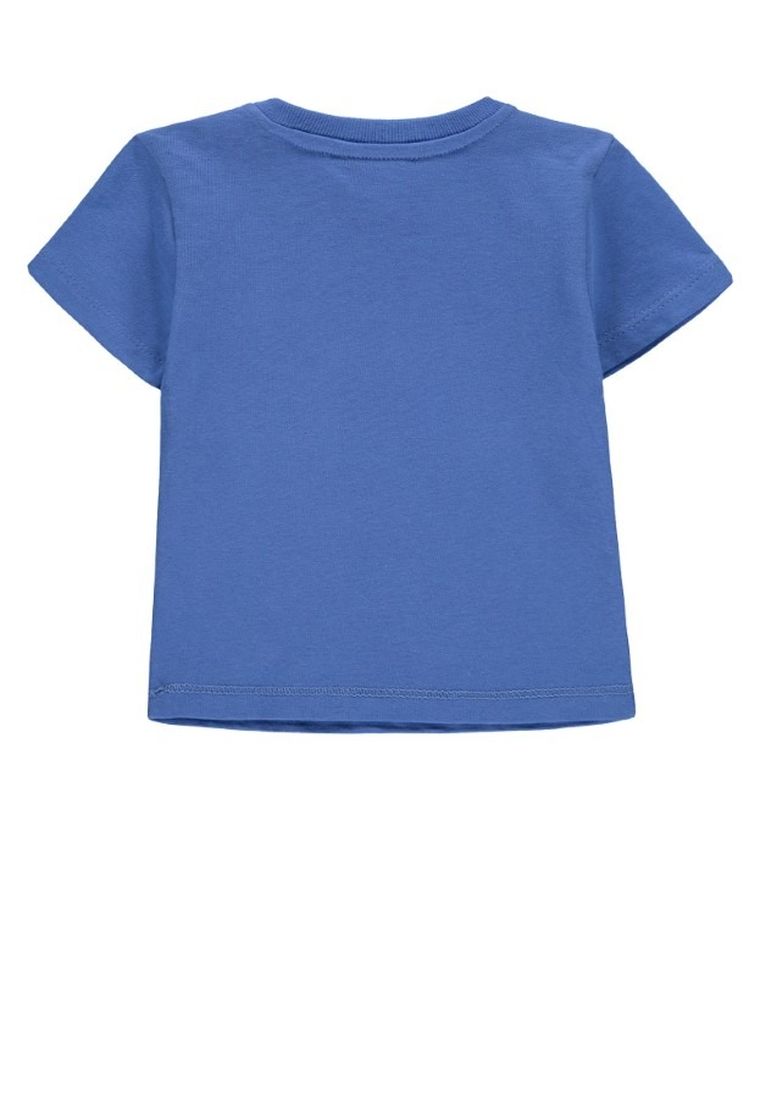 T-shirt chłopięcy, niebieski, Kanz