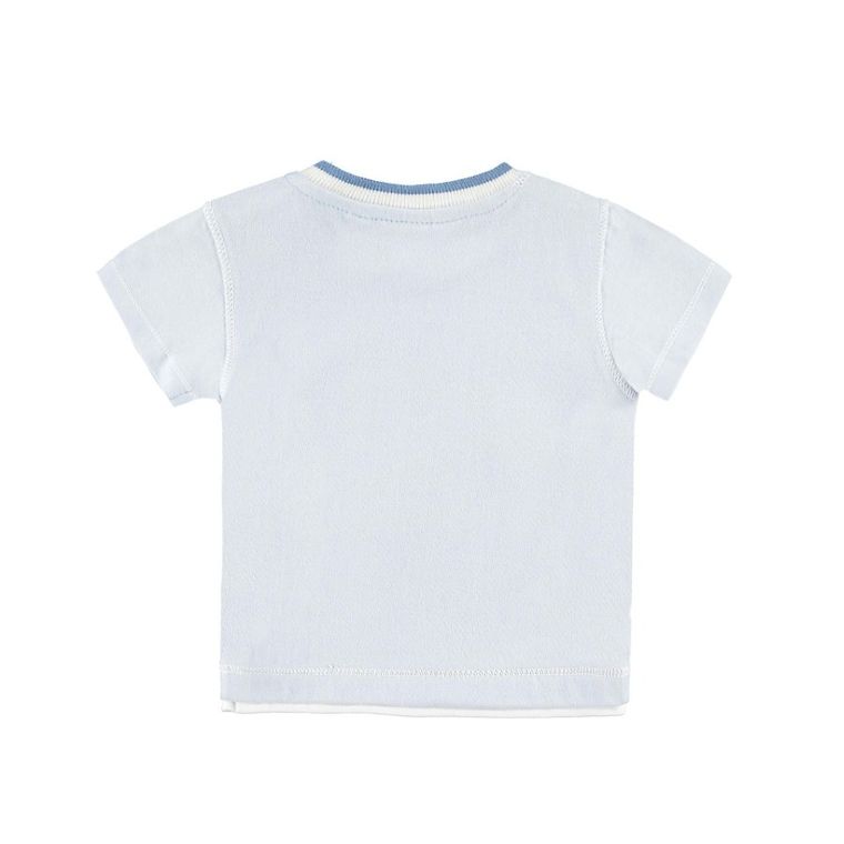 T-shirt chłopięcy, niebieski, Kanz