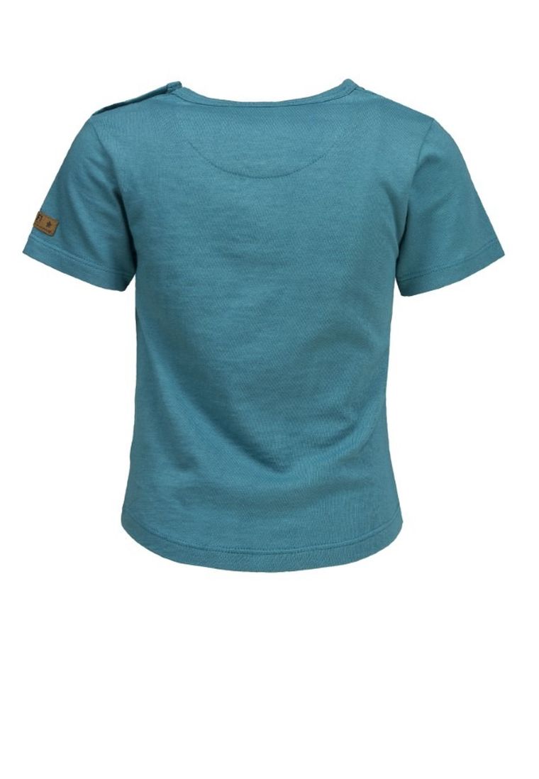 T-shirt chłopięcy, niebieski, Lief