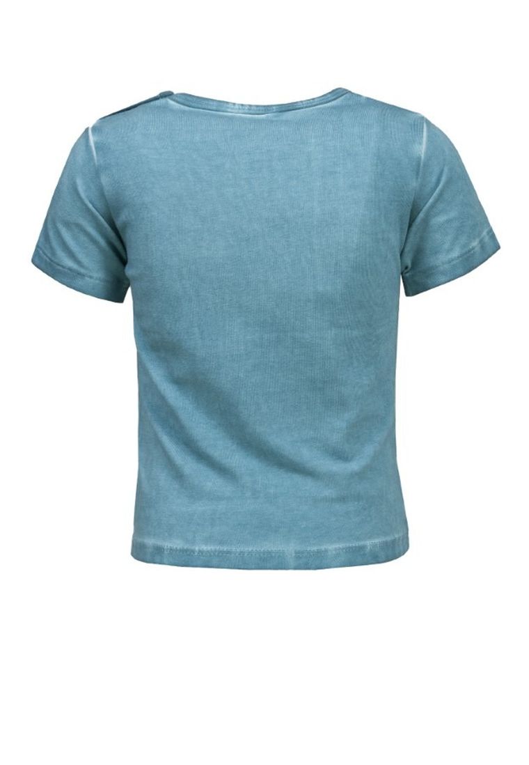 T-shirt chłopięcy, niebieski, Lief